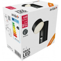 Avide kültéri fali lámpa Siraz LED 12W NW mozgásérzékelővel IP54 1év garancia