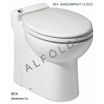 SFA  SANICOMPACT  43 LV ECO darálós WC+Ajándék lecsapódás mentes wc ülőkével.
